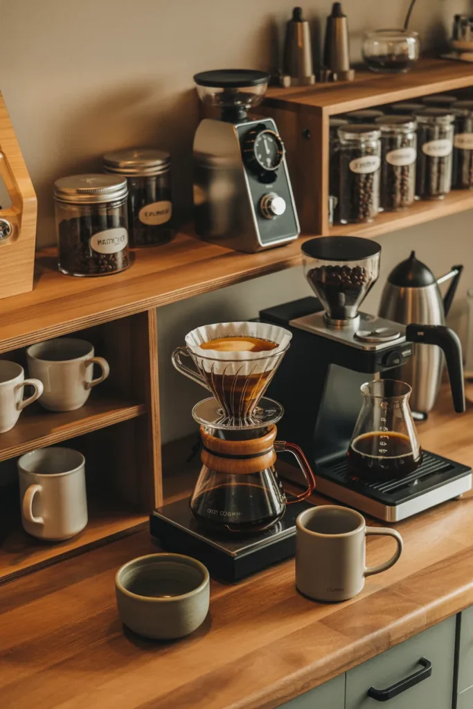 Artisan Coffee Brewing Area
