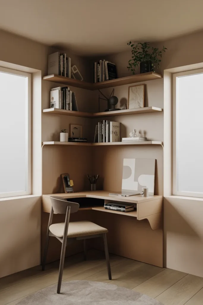 Bookshelf Desk Combination
