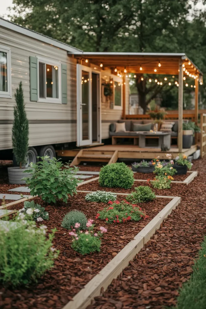 Container Garden Porch Display