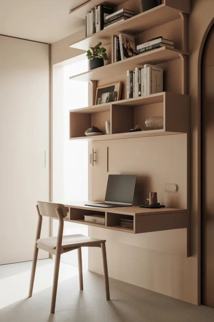 Corner Floating Desk System
