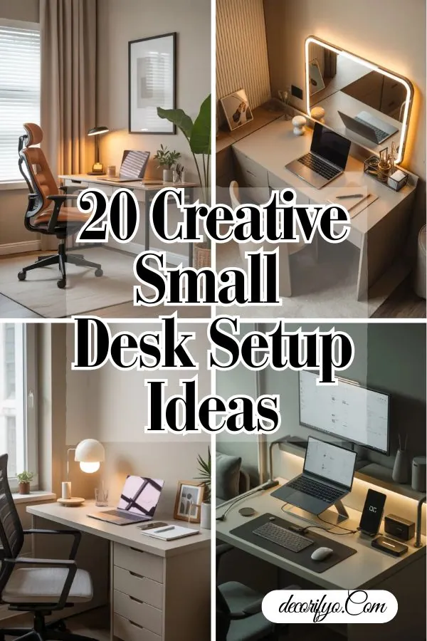 Small Desk Setup Ideas