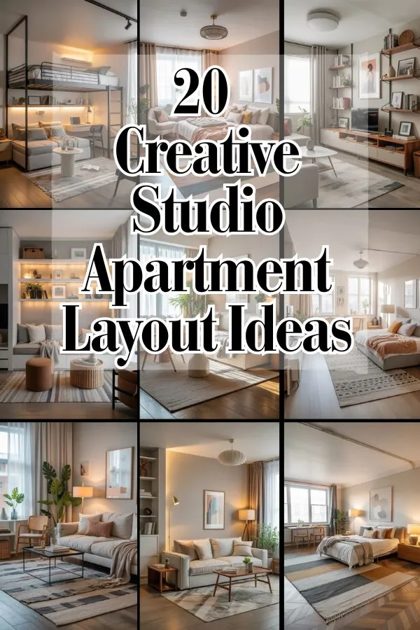 Creative Studio Apartment Layout Ideas