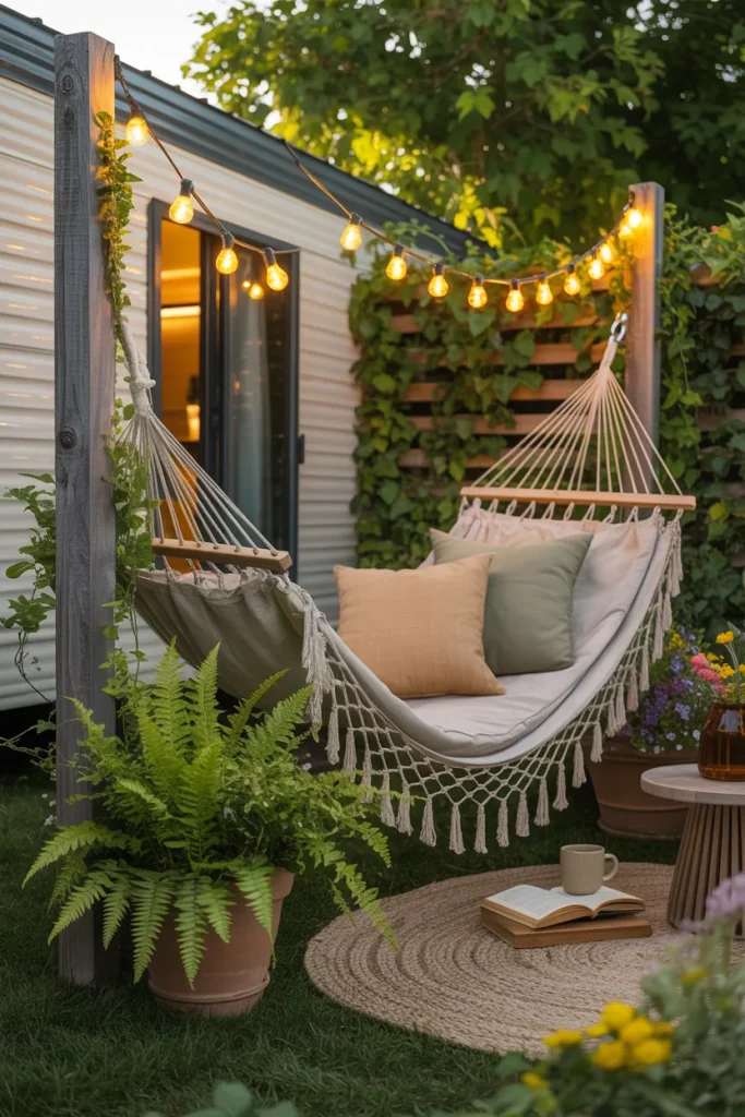 Hang a Hammock for Instant Relaxation
