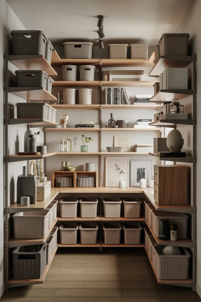 Incorporating Baskets for Clutter
