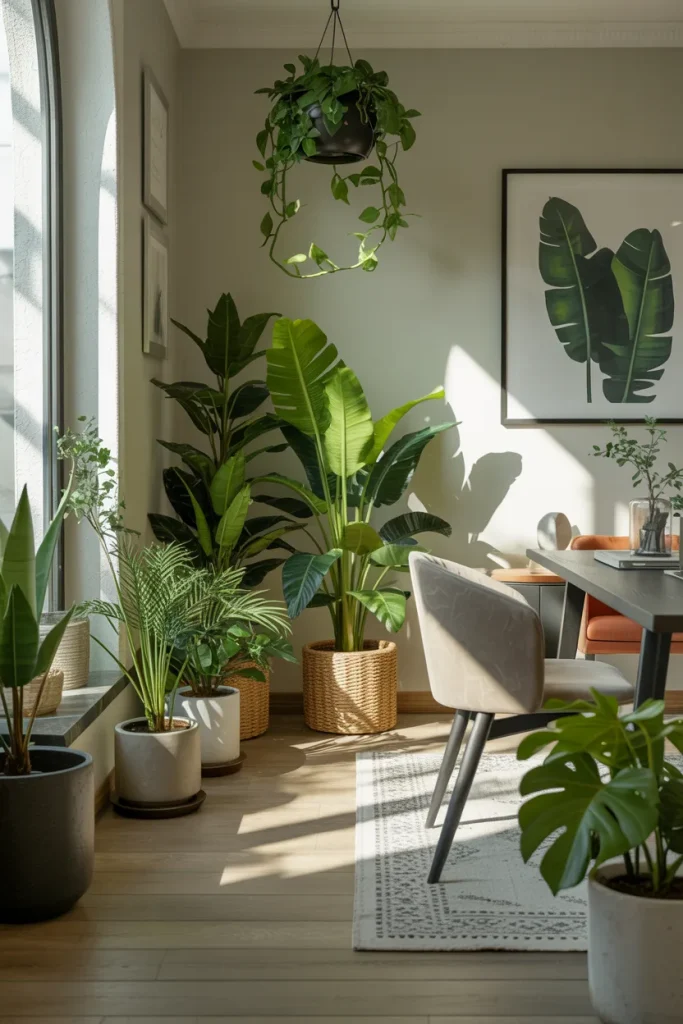 Incorporating Plants for a Fresh Atmosphere