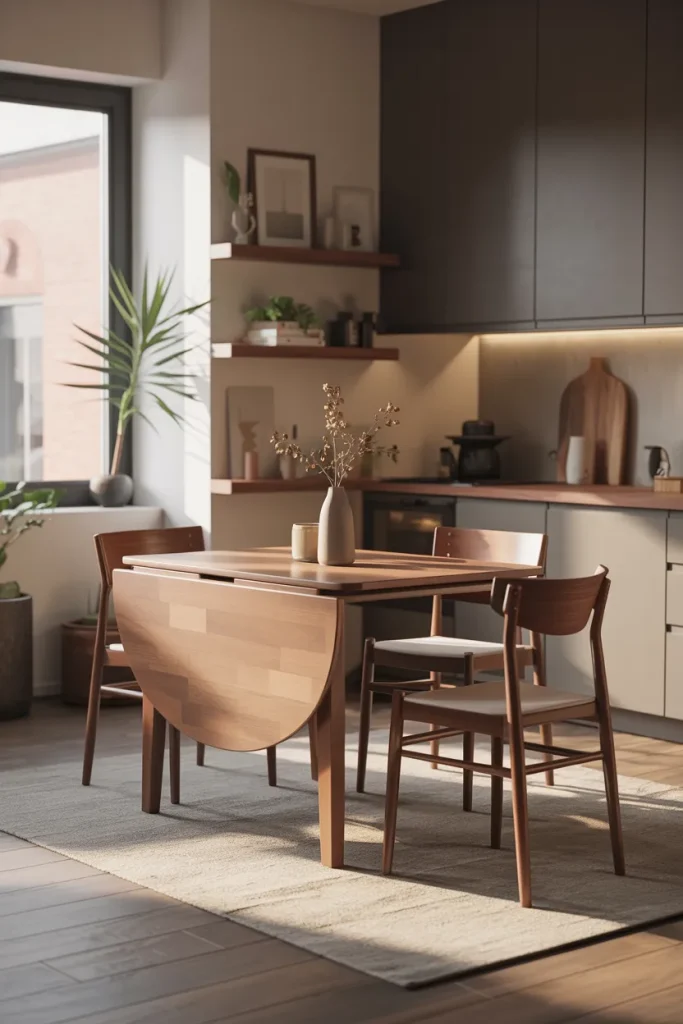 Incorporating a Drop-Leaf Table