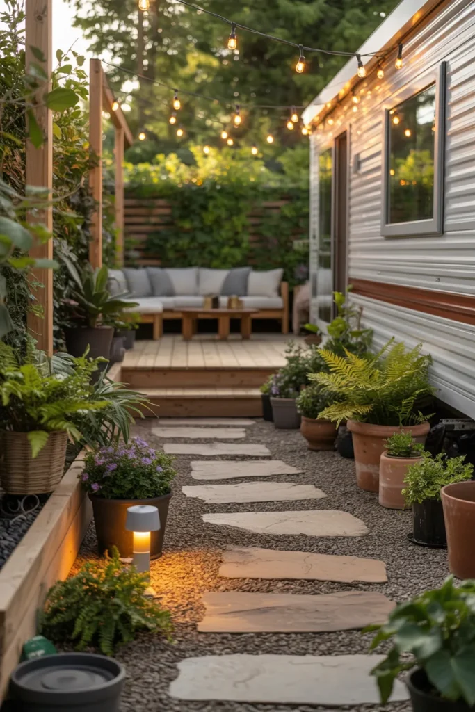 Lay a Simple Pathway to Define Your Space