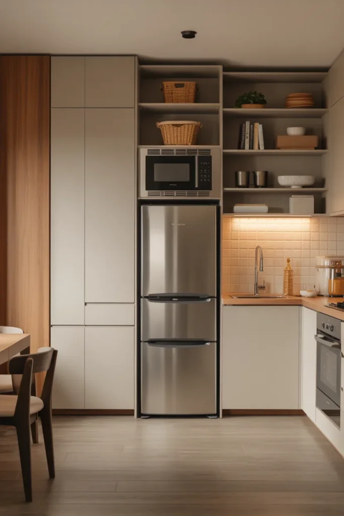18 Creative Tiny Kitchen Ideas for a Beautiful Home 8 Maximizing Vertical Space with Shelving