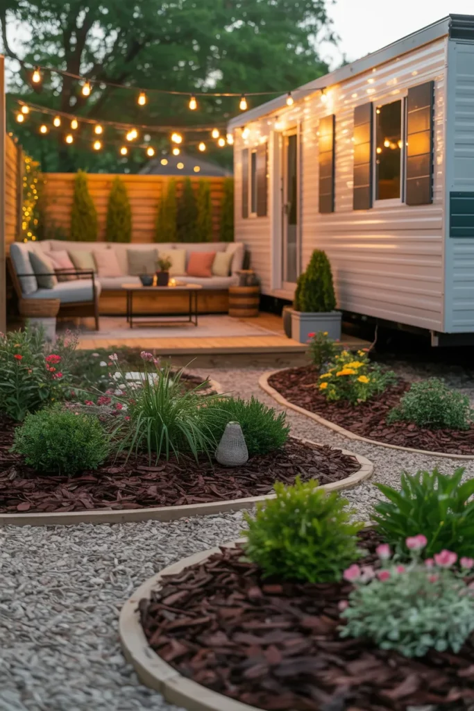 Mulched Landscape