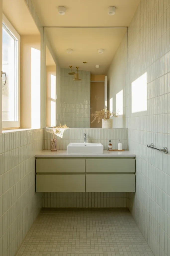 Reflective Surfaces to Enhance Space Perception
