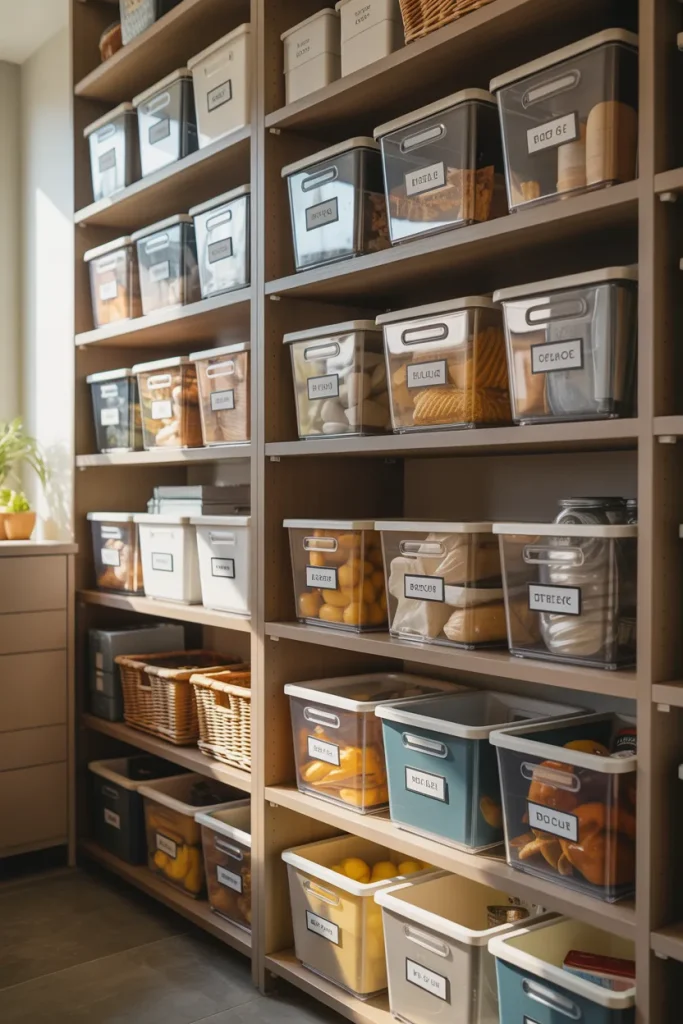 Stackable Bins for Storage
