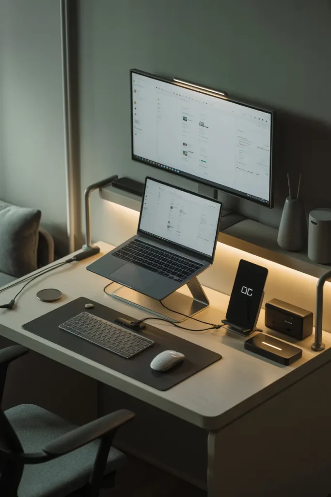 Tech-Friendly Workspace
