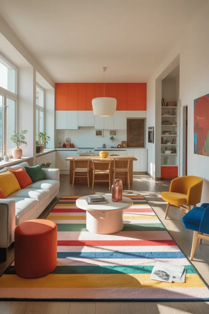 18 Creative Tiny Kitchen Ideas for a Beautiful Home 12 Using Color to Brighten the Space