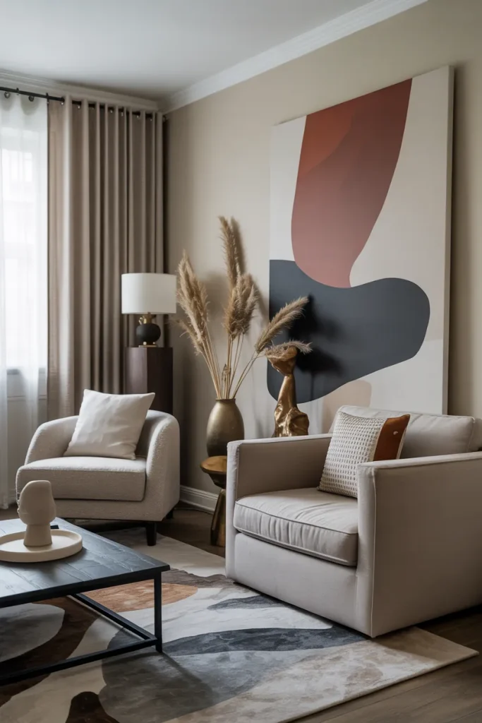 Using Curtains to Create Height

