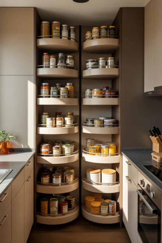 Using Shelf Risers for Extra Space
