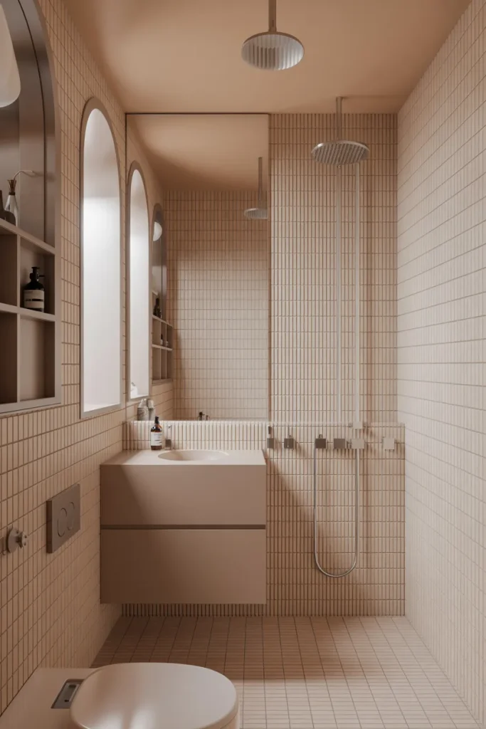 Vertical Tiling for an Illusion of Height
