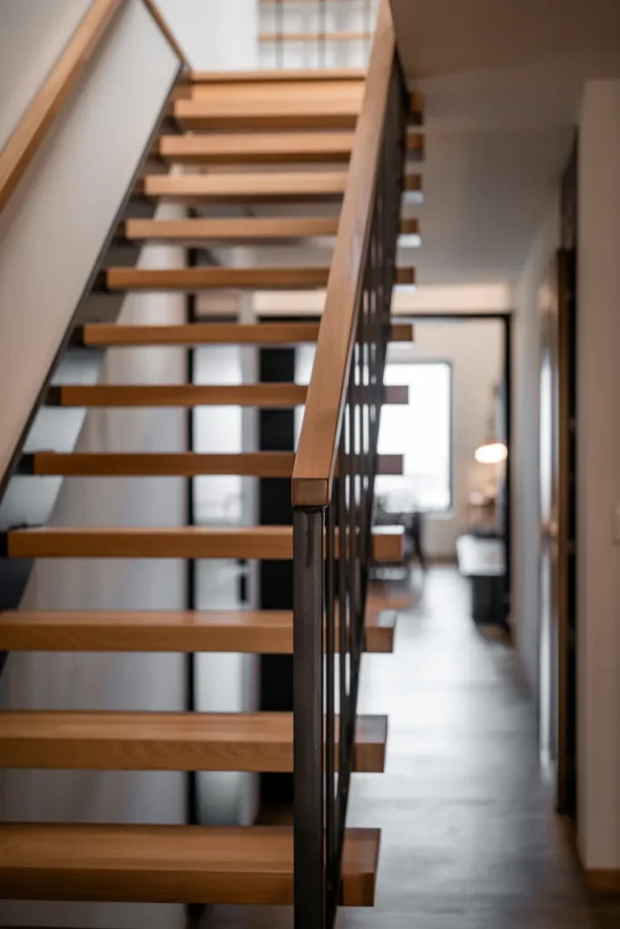 Bold Color Accents on Stairs