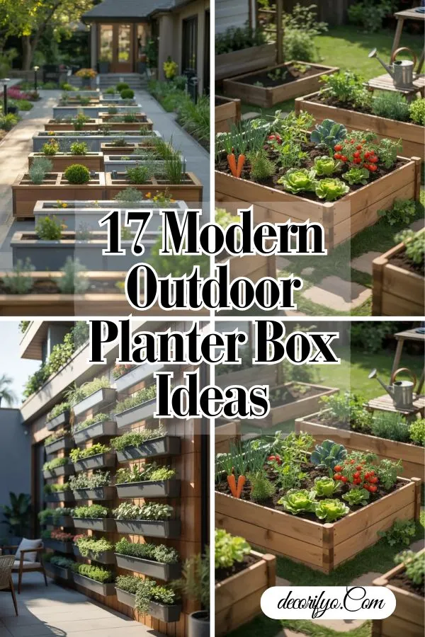 Outdoor Planter Box Ideas