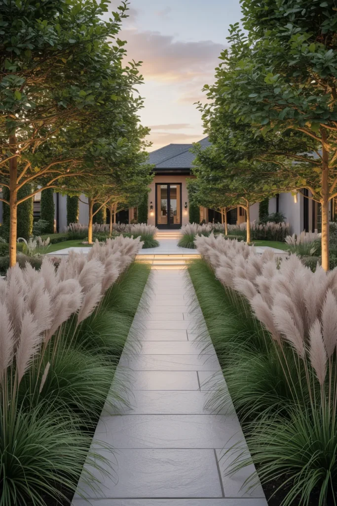 The Serene Japanese-Inspired Oasis in Ornamental Grasses