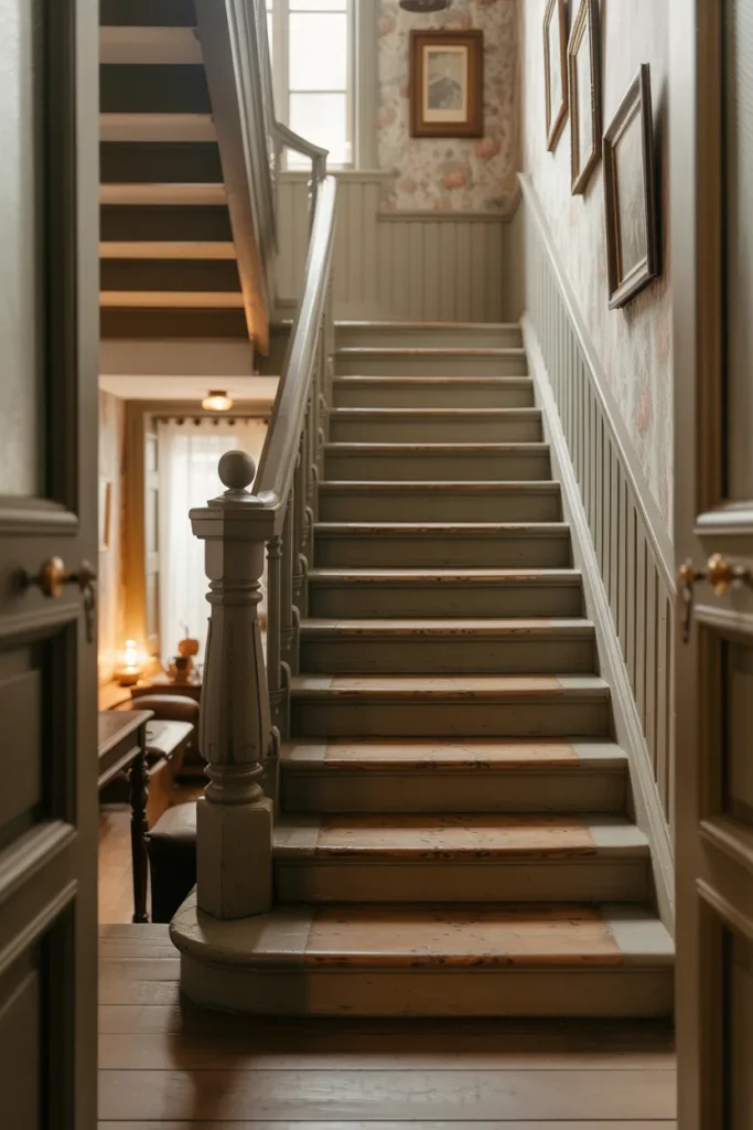 Vintage-Style Narrow Staircases